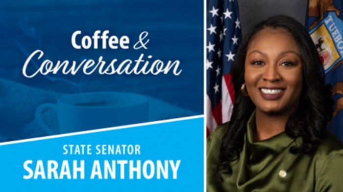 Join Sen. Sarah Anthony for Great Conversation and Coffee 