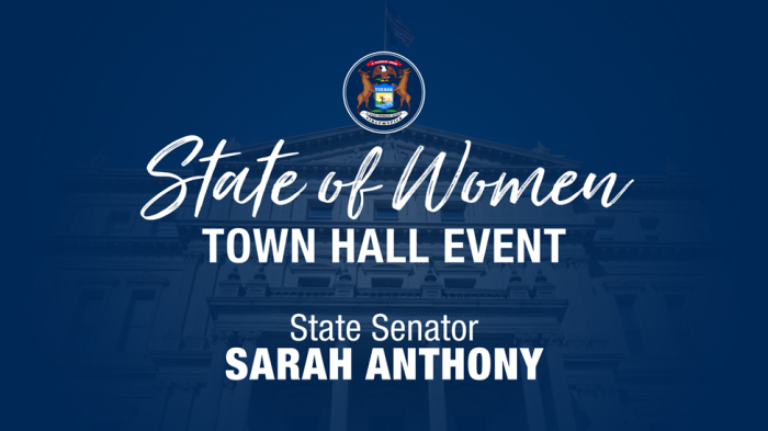 Sen. Sarah Anthony Hosts “State of Women” Town Hall to Acknowledge Women’s History Month  