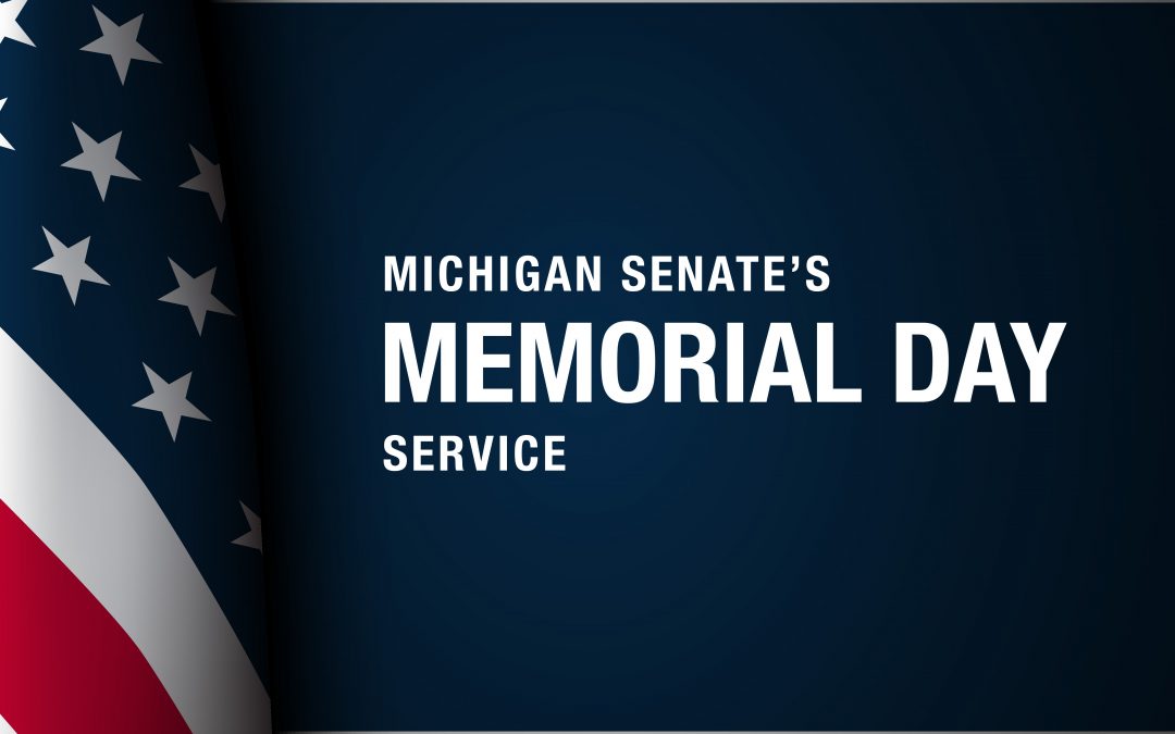 Sen. Anthony Recognizes Memorial Day With Michigan Senate