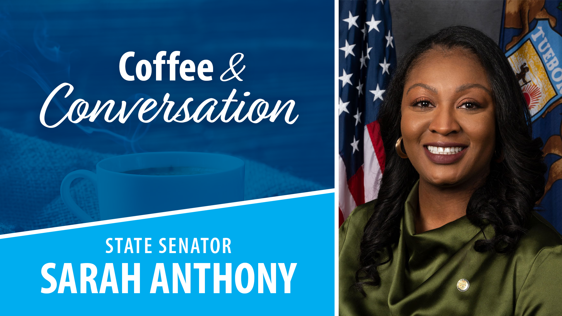 Senator Sarah Anthony Coffee and Conversation