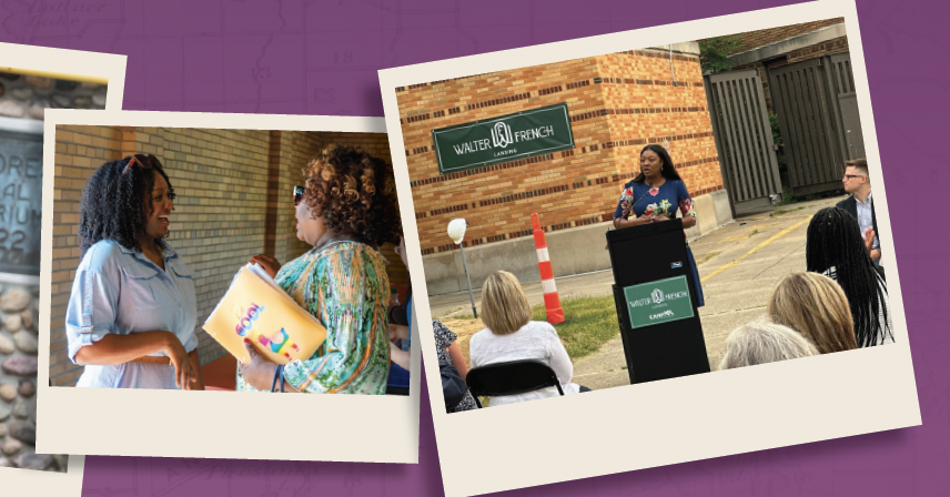 Senator Anthony with Constituents