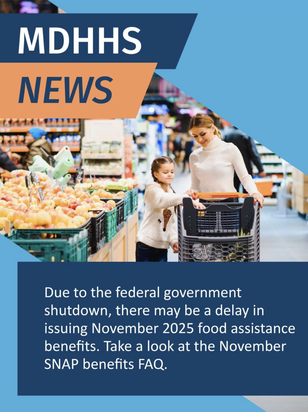 Any already-issued benefits will remain available for use. Funds currently available on your Bridge Card can continue to be used without interruption. Sen Anthony
