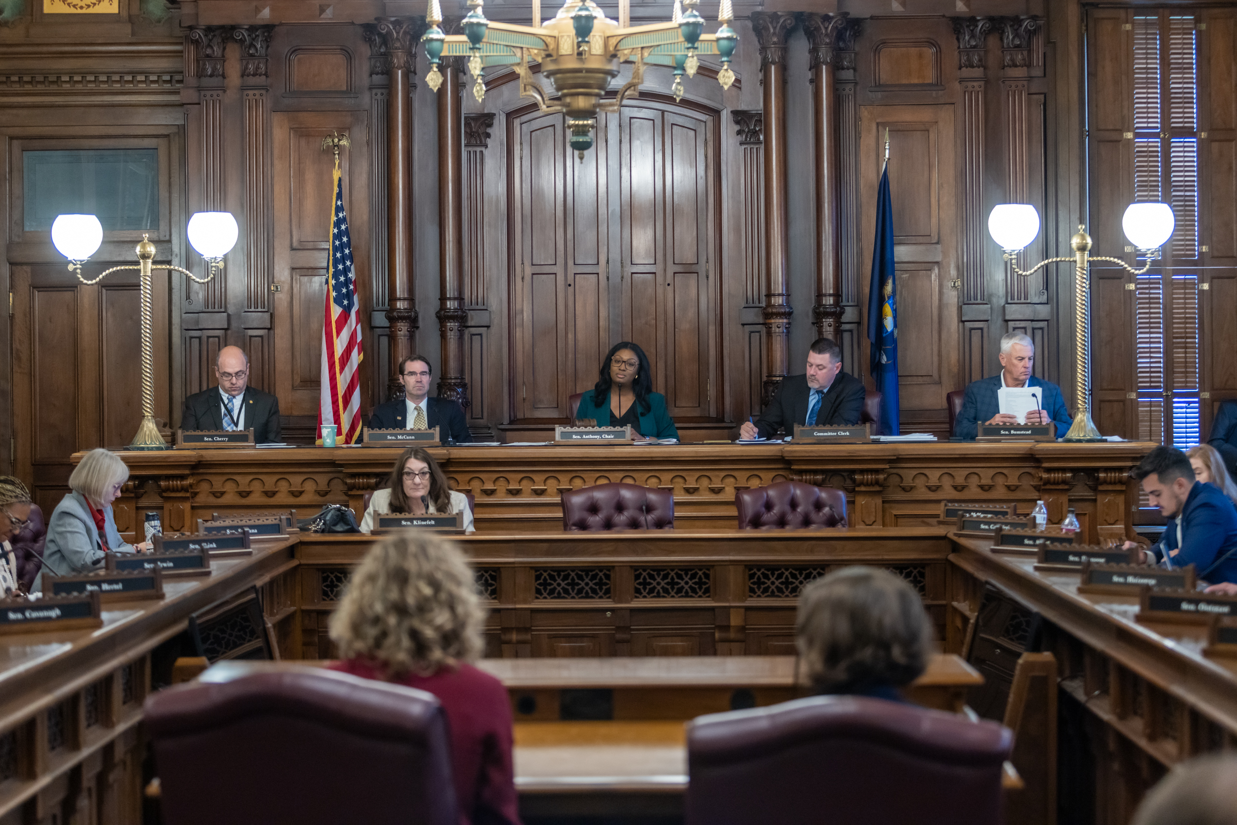 Sen. Sarah Anthony holds hearing on bills to codify Michigan Achievement and Skills scholarship into law. 