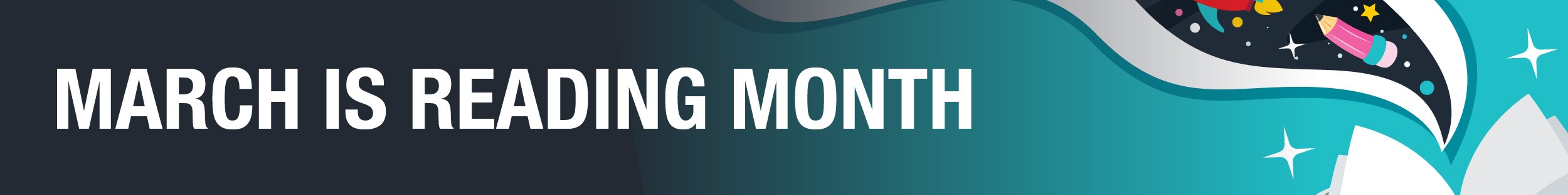 March Is Reading Month Banner