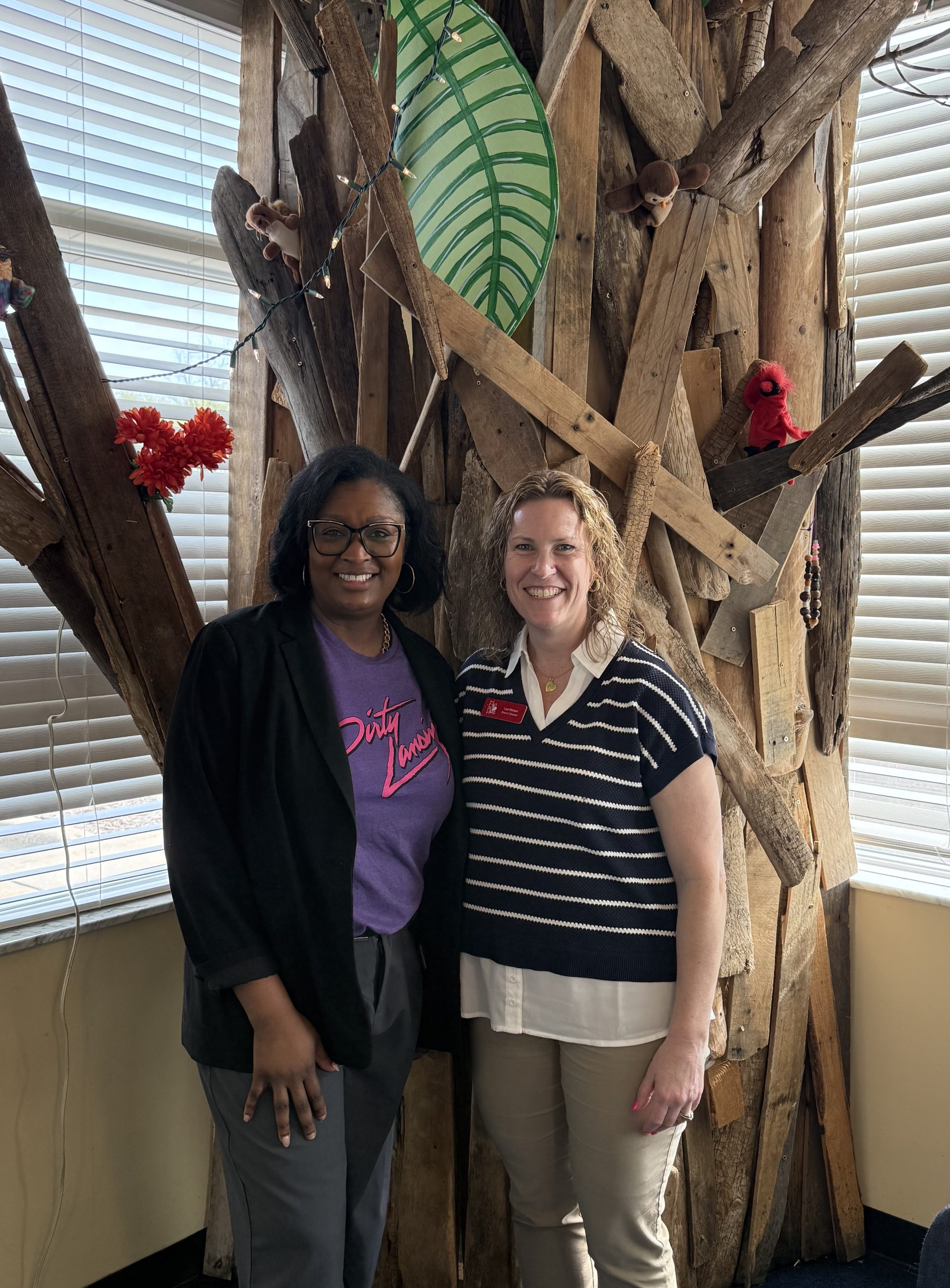 Sen. Anthony alongside Lisa Nielsen, Director of Ele’s Place - Capital Region.
