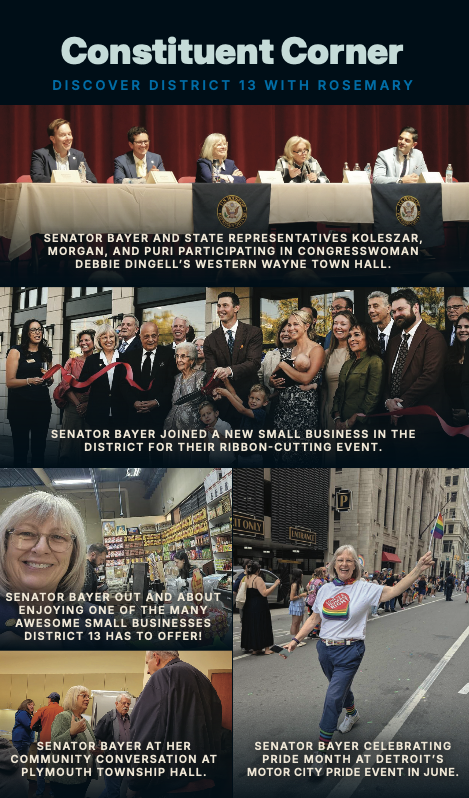 Constituent Corner - Discover District 13 with Rosemary