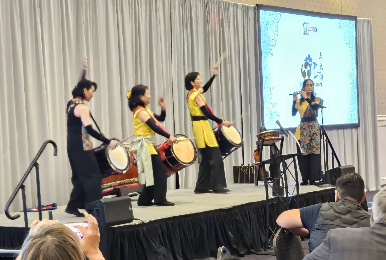 Left: Myself alongside Commissioner Sharon Dow, Lieutenant Governor Gilchrist, and City Council Member Pam Hansen. 