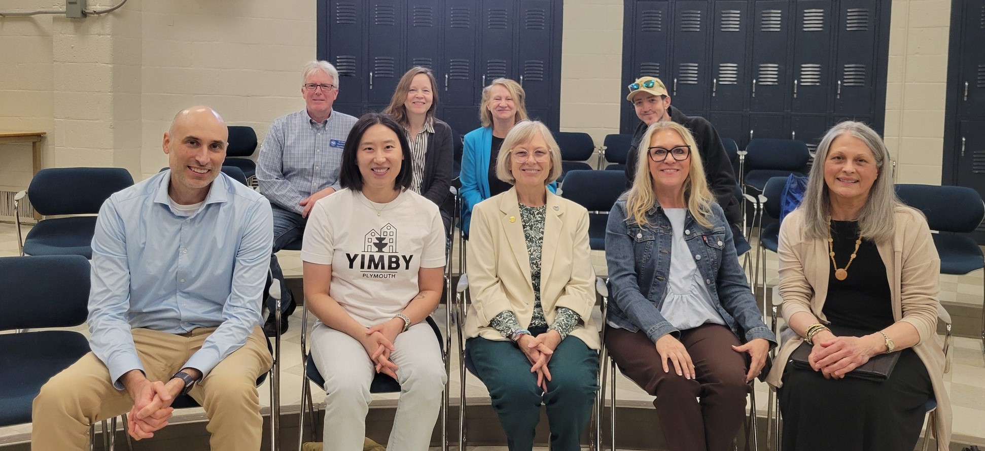 Senator Bayer and constituents in Plymouth for a community conversation event