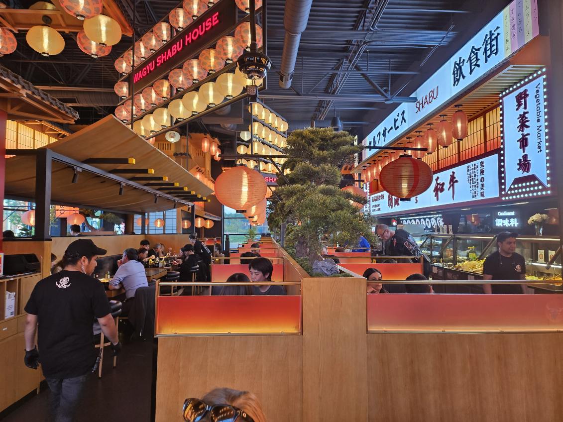 inside Chubby Cattle Wagyu Shabu House 