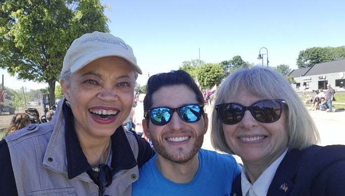 Sen Bayer and friends at the Keego Harbor Memorial Day Parade