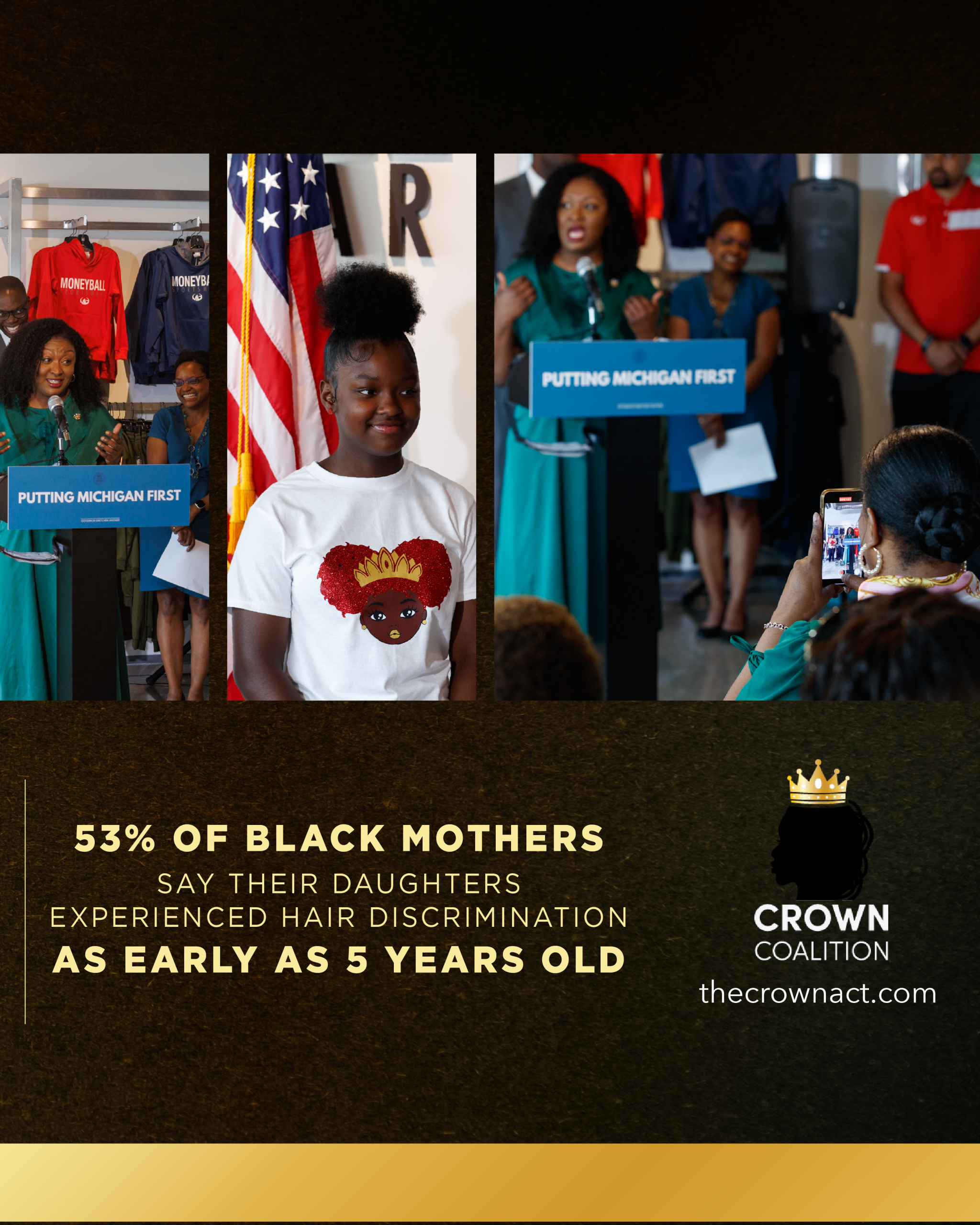53% of black mothers say their daughters experience hair discrimination as early as 5 years old