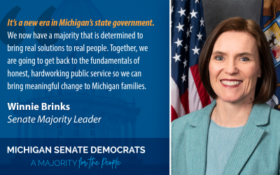 Senate Majority Leader Brinks Applauds Gov. Whitmer’s People-Focused State of the State Address