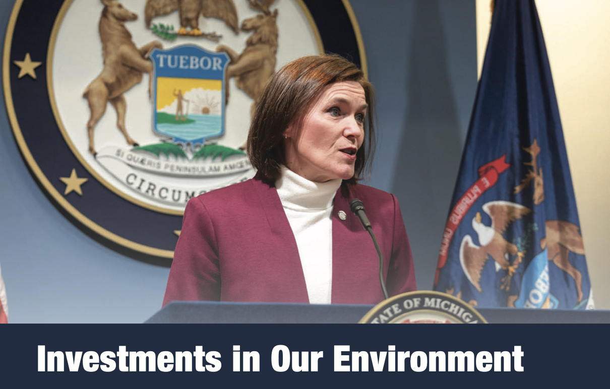 Investments in Our Environment - Sen Brinks at podium speaking