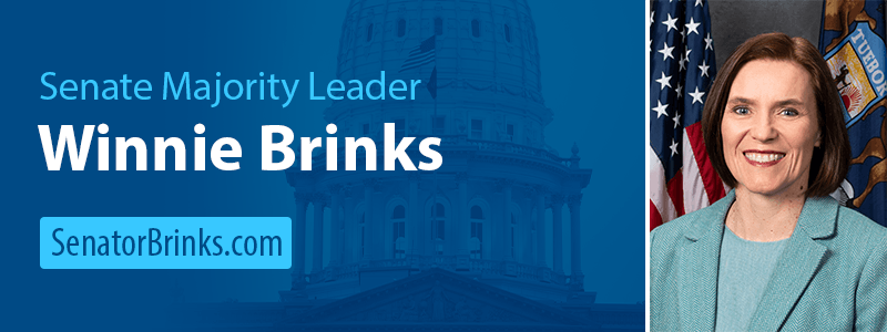 Senate Majority Leader Winnie Brinks - Email header