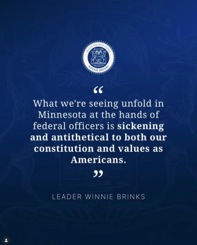 Brinks statement on Minnesota