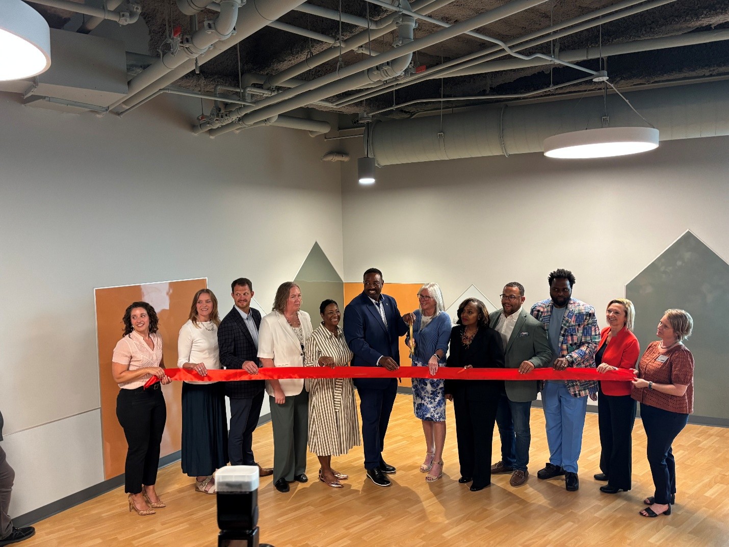 I was thrilled to help cut the ribbon on a dream realized: a YMCA childcare center that is housed right downtown at Rapid Central Station where transit riders catch buses throughout the city. 