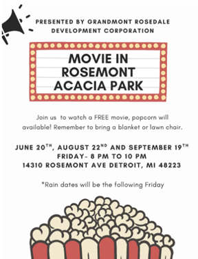 Movie in Rosemont Acacia Park 