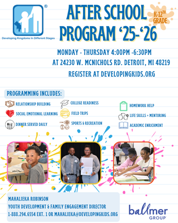 After School Program & Workforce Development 