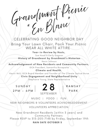 Grandmont Picnic “En Blanc” 