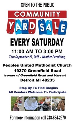 Community Yard Sale