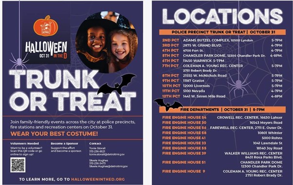 Halloween in the D – Trunk or Treat 