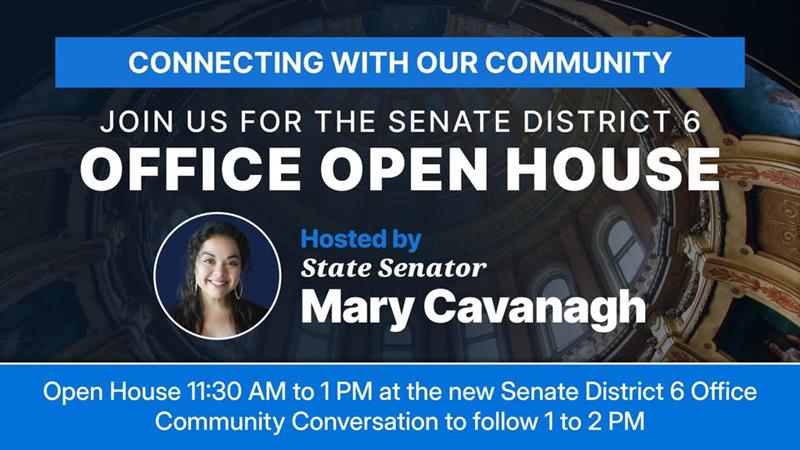 District Hours for Senator Cavanagh