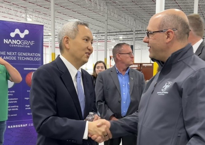 Sen. Cherry Celebrates Investment in New EV Battery Plant Slated for Former Buick City Site in Flint