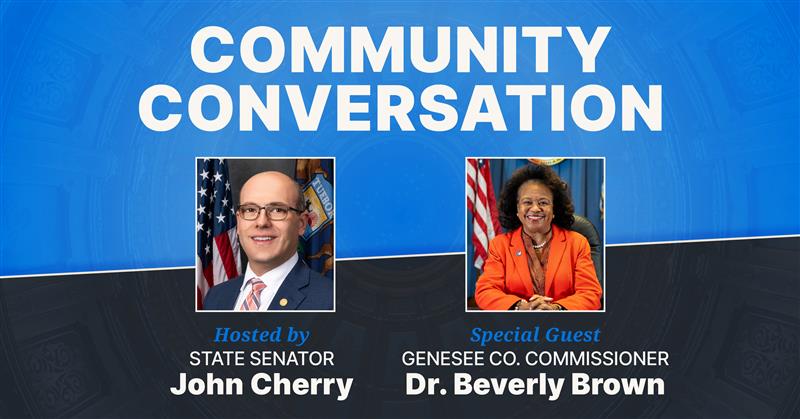 Community Conversation with County Commissioner Dr. Beverly Brown Senator Cherry
