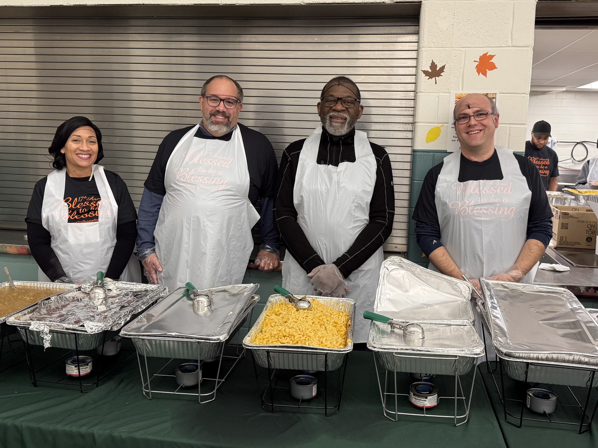 I was honored to serve at the 17th Annual Blessed to Be a Blessing Thanksgiving Dinner, organized by Chia Morgan and her incredible team at Well of Hope