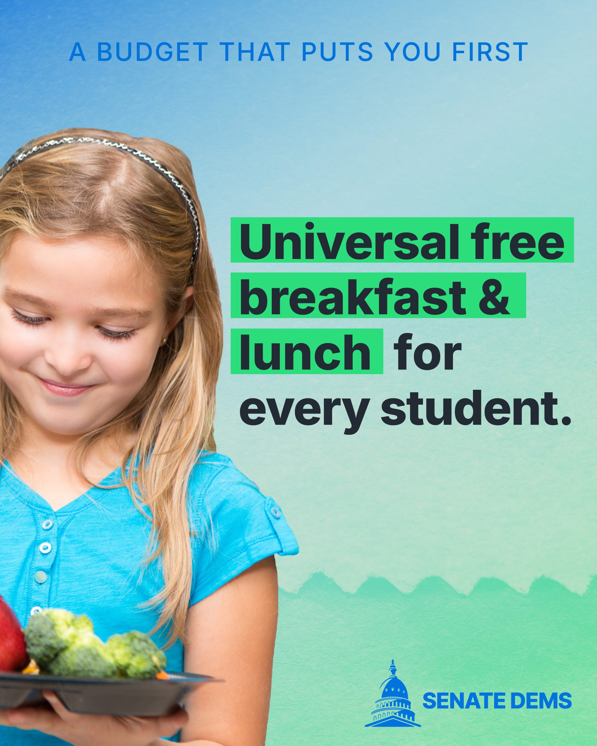 2026 budget Universal free breakfast and lunch for every student