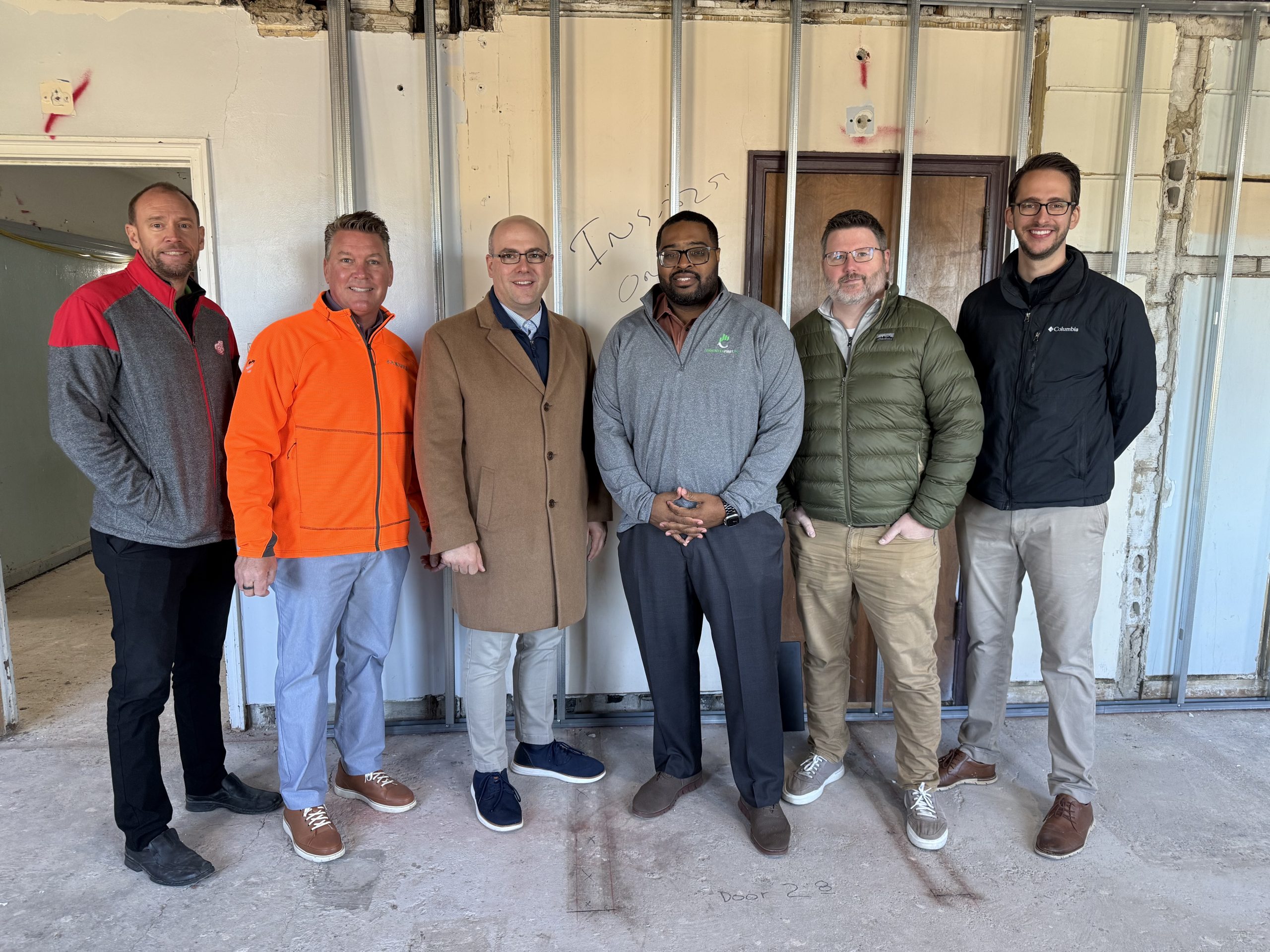 Sen. Cherry joins Communities First, Inc. for a tour and update on the redevelopment of historic Marian Hall, a project he proudly supported by helping secure state budget funds to bring more housing to downtown Flint.