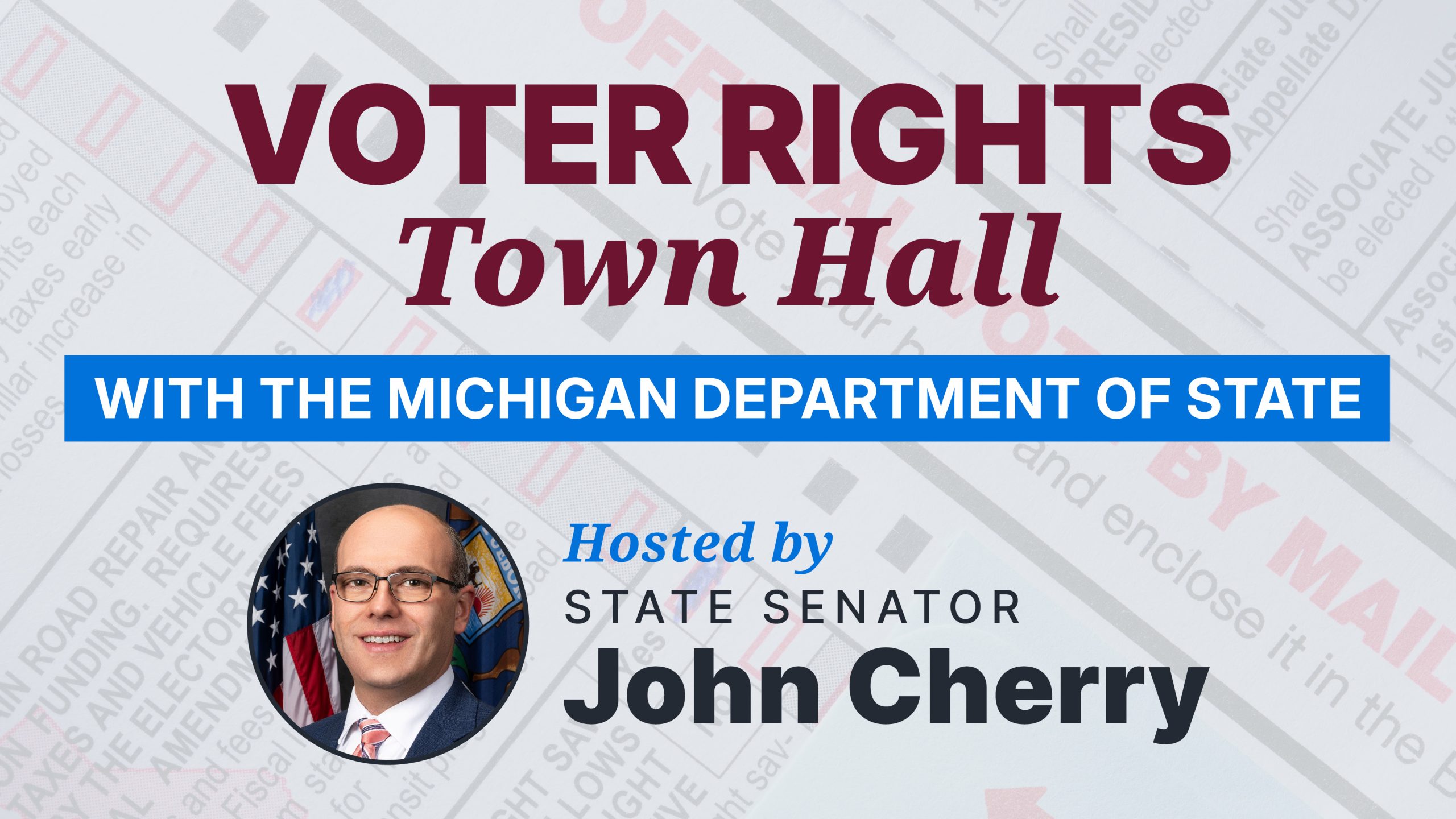 Senator Cherry town hall