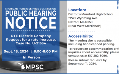 Michigan Public Service Commission Hearing