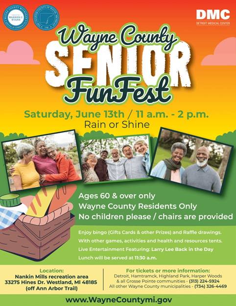 Wayne County Senior FunFest Satruday June 13th 11-2