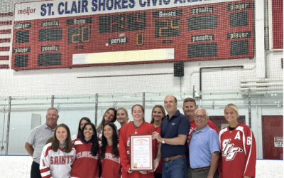 Sen. Hertel Joins Local Leaders to Celebrate St. Clair Shores Native Being Named 2024 Miss Hockey 