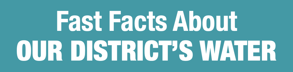 Fast facts about our district's water