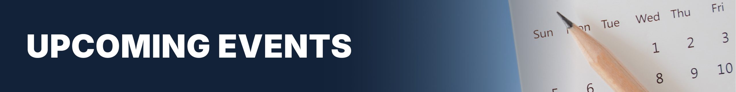 Upcoming Events