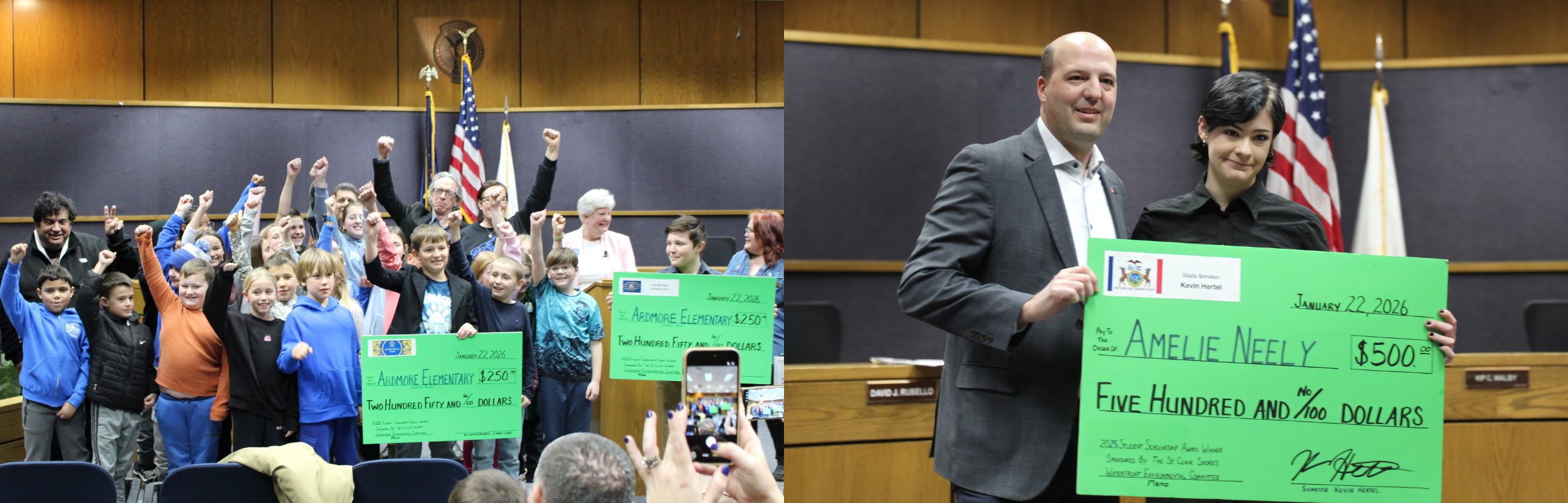 Presenting the St. Clair Shores Waterfront Environmental Committee’s Annual Student Scholarship 