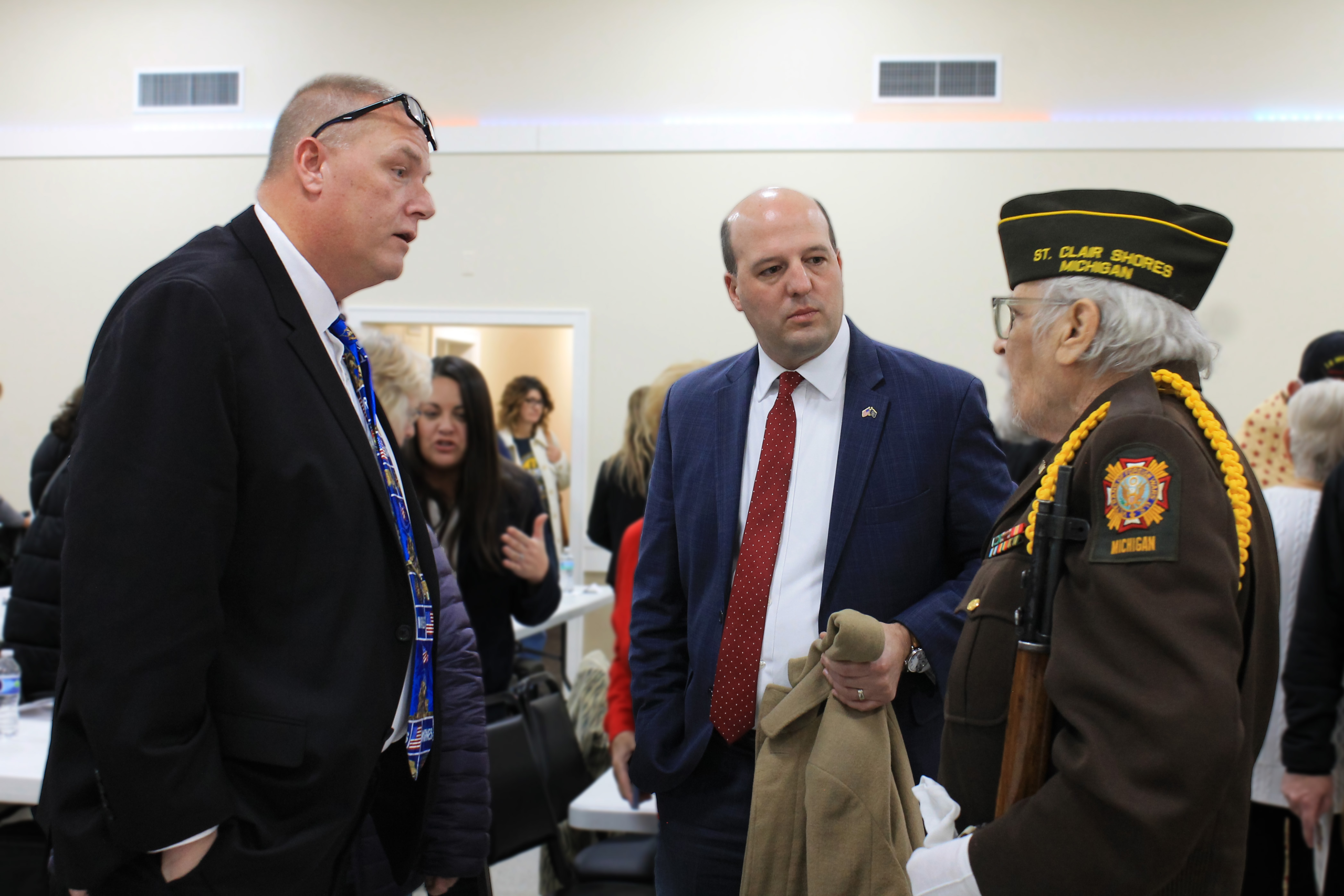 In November 2025, Sen. Kevin Hertel attended the Bruce Post’s annual Veterans Day event to honor those who have served our nation.