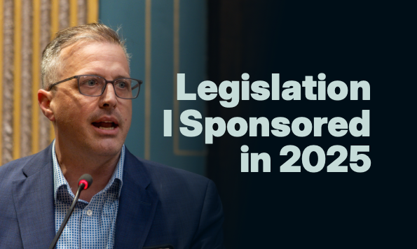 Legislation Senator Irwin Sponsored in 2025
