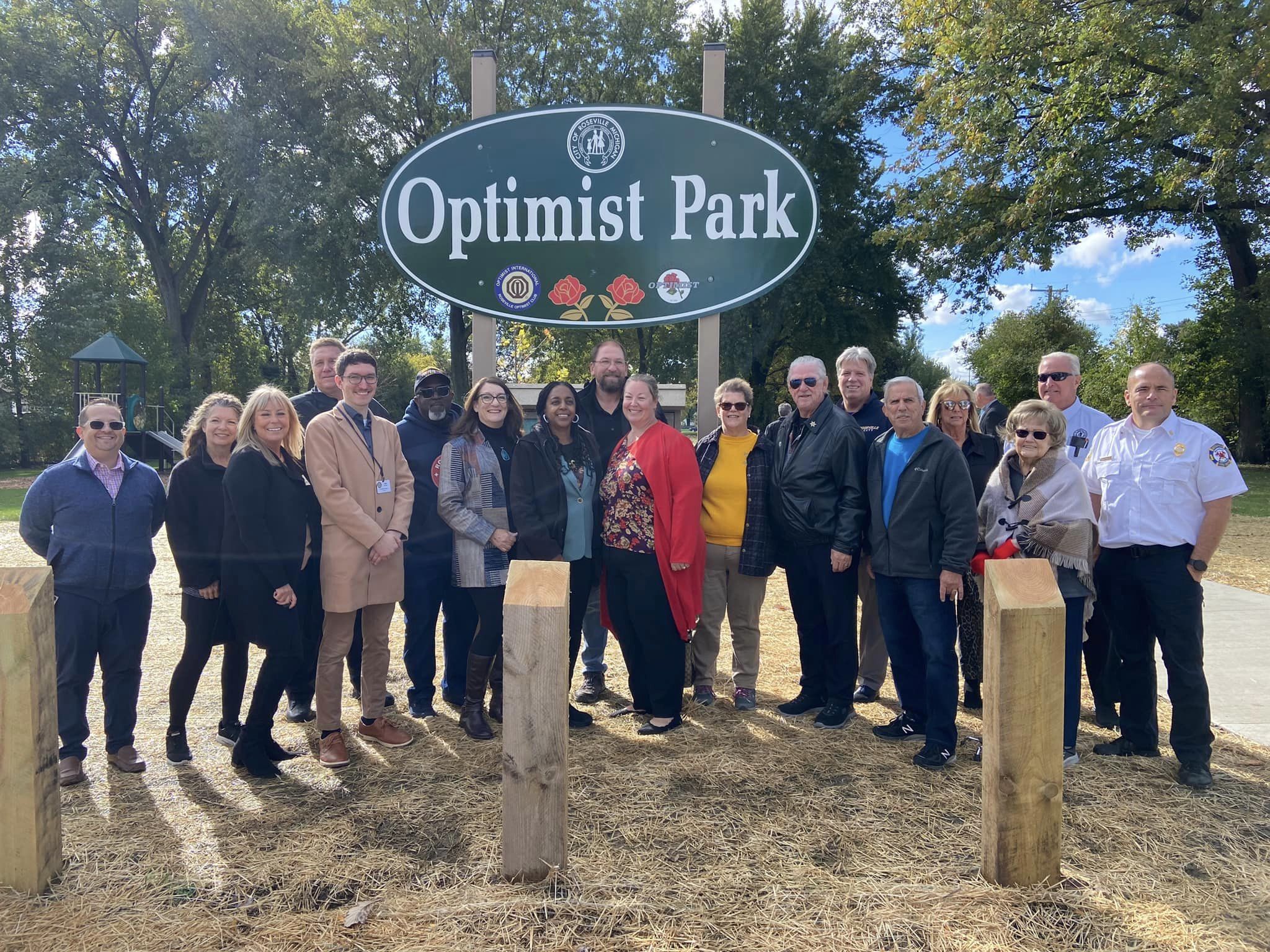 Ribbon Cutting for the Roseville Optimist Park  