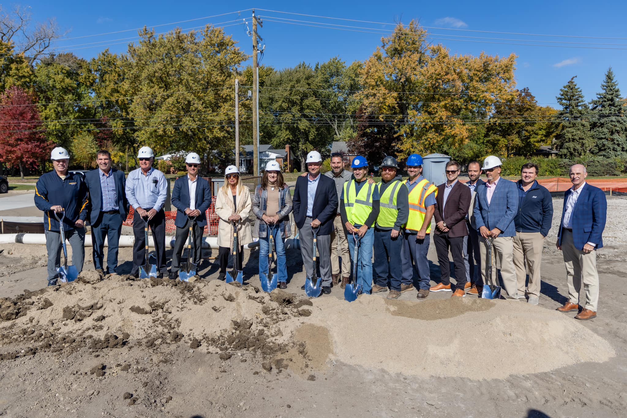 Groundbreaking for the 13 Mile Pump Station in Roseville