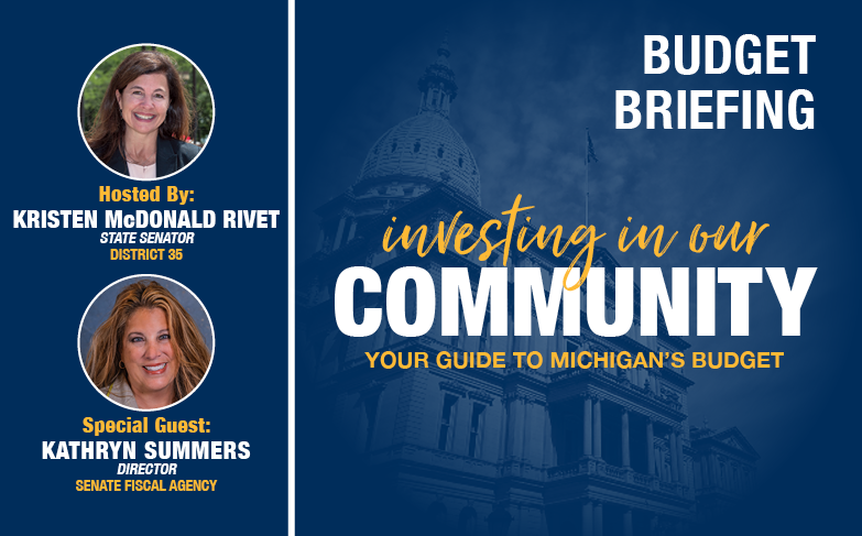 Join Me For A State Budget Briefing Thu, July 20