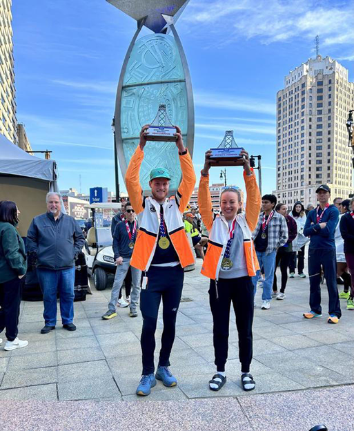 Ferndale Couple Wins Detroit Free Press Marathon 