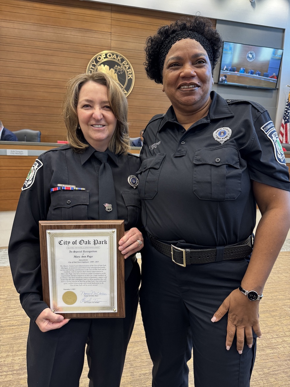 Oak Park Recognitions