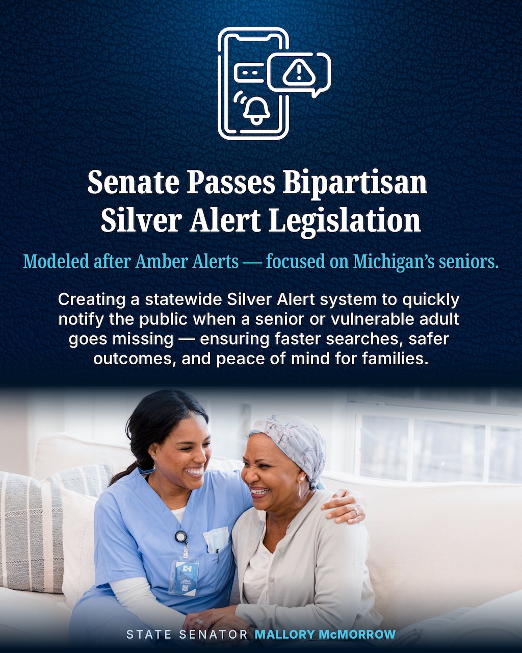Update on the “Hall Holdup Lawsuit:” Courts Rule in Favor of Senate Democrats! 

For over 10 months, the Michigan Republican House of Representatives has continued to deliberately and illegally block nine bills passed by both legislative chambers last year from being sent to the governor and enacted into law. These are bills that would lower health care costs for teachers and first responders and improve retirement benefits for corrections officers. But instead of following the Michigan Constitution and putting the interests of his constituents and residents statewide before his own, Republican Speaker Matt Hall has chosen to play political games every step of the way — forcing Senate Democrats to take him to court.  

 

After a lengthy legal battle where judge after judge has decided in Senate Democrats’ favor, they have another victory: this week, the Michigan Court of Appeals ruled once again in their favor and is requiring Speaker Hall to present the nine bills to Gov. Gretchen Whitmer for her signature. 

 

At a time when Republican leaders across the country are breaking the law and getting away with it, this is a particularly meaningful win. No matter how deep our political differences are, the Constitution must be followed — full stop. Sen. McMorrow is proud to join her Senate colleagues in this fight on behalf of educators, first responders, corrections officers, and the many hardworking folks who keep our communities running and who deserve to have this legislation enacted.  

 

Showing Up for Michigan’s First Responders 

While many professions are safe, steady, and predictable, the work of our public safety officers is anything but. Their work is defined by uncertainty, yet they choose to sacrifice their own comfort and safety for the security of others. From police officers to firefighters and paramedics, the critical work of these individuals is essential in keeping you, your family, and our community safe. And just as they’ve always had our back, Sen. McMorrow is committed to having theirs in the Michigan Senate. 

 

In recent years, Sen. McMorrow and her colleagues have worked on a bipartisan basis to champion legislation that doubles survivor benefits for first responders who are killed or permanently disabled in the line of duty and cuts bureaucratic red tape that could reduce time and financial barriers to becoming a paramedic. They’ve also made significant investments to allow the Michigan State Police to train more troopers, provide local police departments with grants to recruit and train talented officers, and purchase additional sets of turnout gear for fire departments across the state. 

 

While National First Responders Day may come once a year, please know that Sen. McMorrow’s support for our state’s public safety officers extends all year round, and she will keep fighting in Lansing to ensure they have the tools and resources they need to get their job done as safely as possible. Read more about this work here. 

 

A Snapshot of Legislative Activity 

Along with securing game-changing investments for kids and communities in the recently signed state budget, Sen. McMorrow and her Senate colleagues are continuing to advance legislation to benefit Michiganders across the state, including bills to: 

 

Secure $71 million to continue SNAP benefits and provide critical support for food banks, pantries, soup kitchens, and other food assistance organizations. 

Boost needed revenue to support Michigan wildlife and natural resources by making updates to hunting and fishing license fees for the first time in over 10 years. 

Create a statewide Silver Alert public notification system to help find missing seniors and vulnerable adults. 

Expand access to health care and dental coverage for Michigan National Guard members. 

Combat human trafficking in Michigan by strengthening penalties for those who commit this heinous crime while bolstering support for survivors.  

Lower costs for struggling homeowners by extending the Pay As You Stay program, which provides affordable payment plans and eliminates penalties, interest, and fees to Michiganders who are having difficulties paying property taxes. 

 

Legislation to Establish Statewide Silver Alert Public Notification System Passes Senate