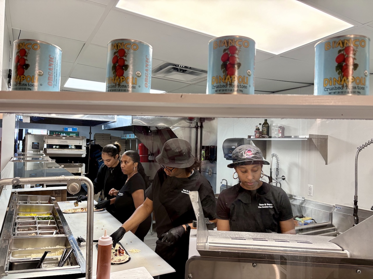 Toss and Sauce is a new fast, casual pizzeria on Detroit’s Avenue of Fashion, owned by Ashley Patton and Cher Slater. 