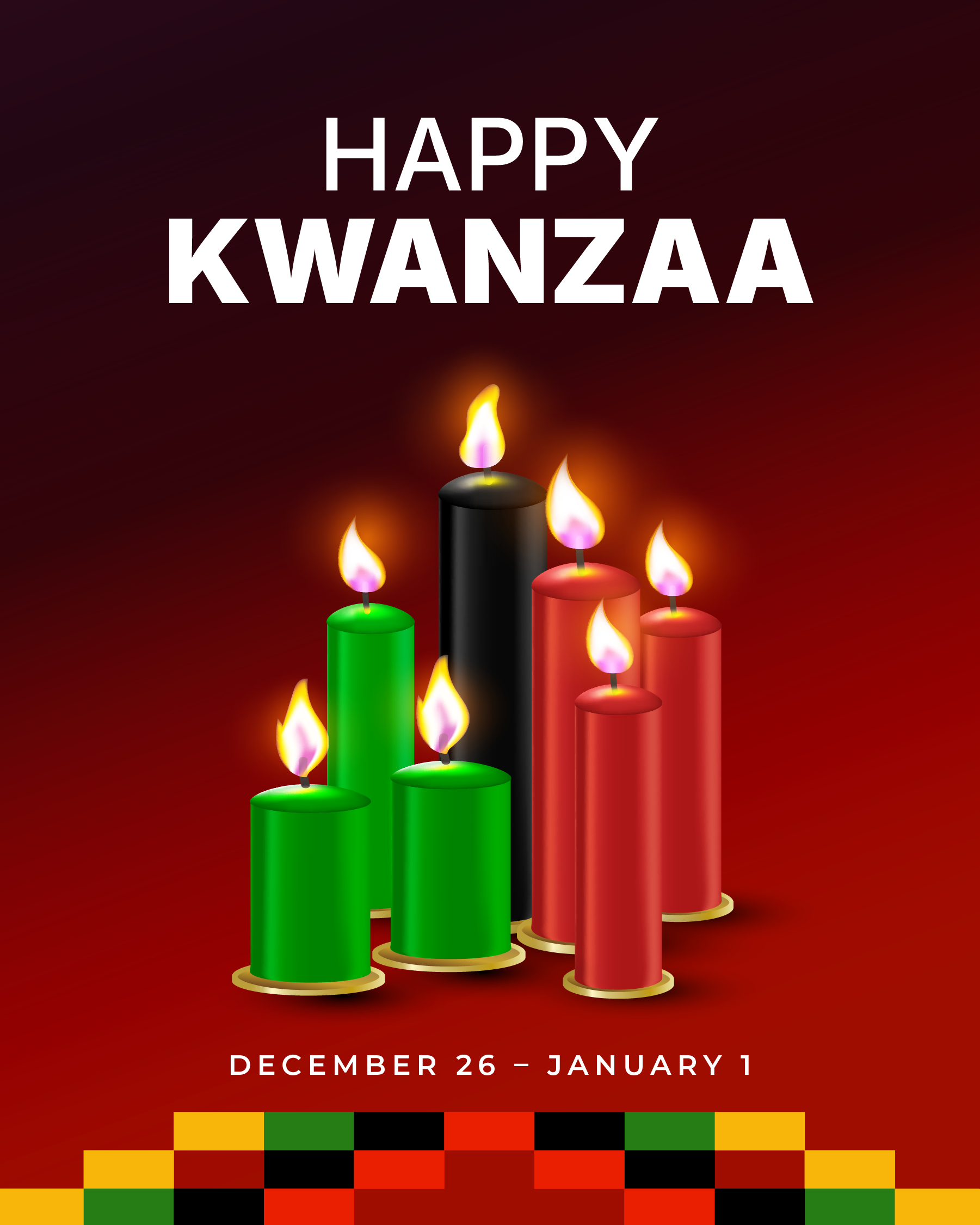 Happy Kwanzaa from Senator McMorrow