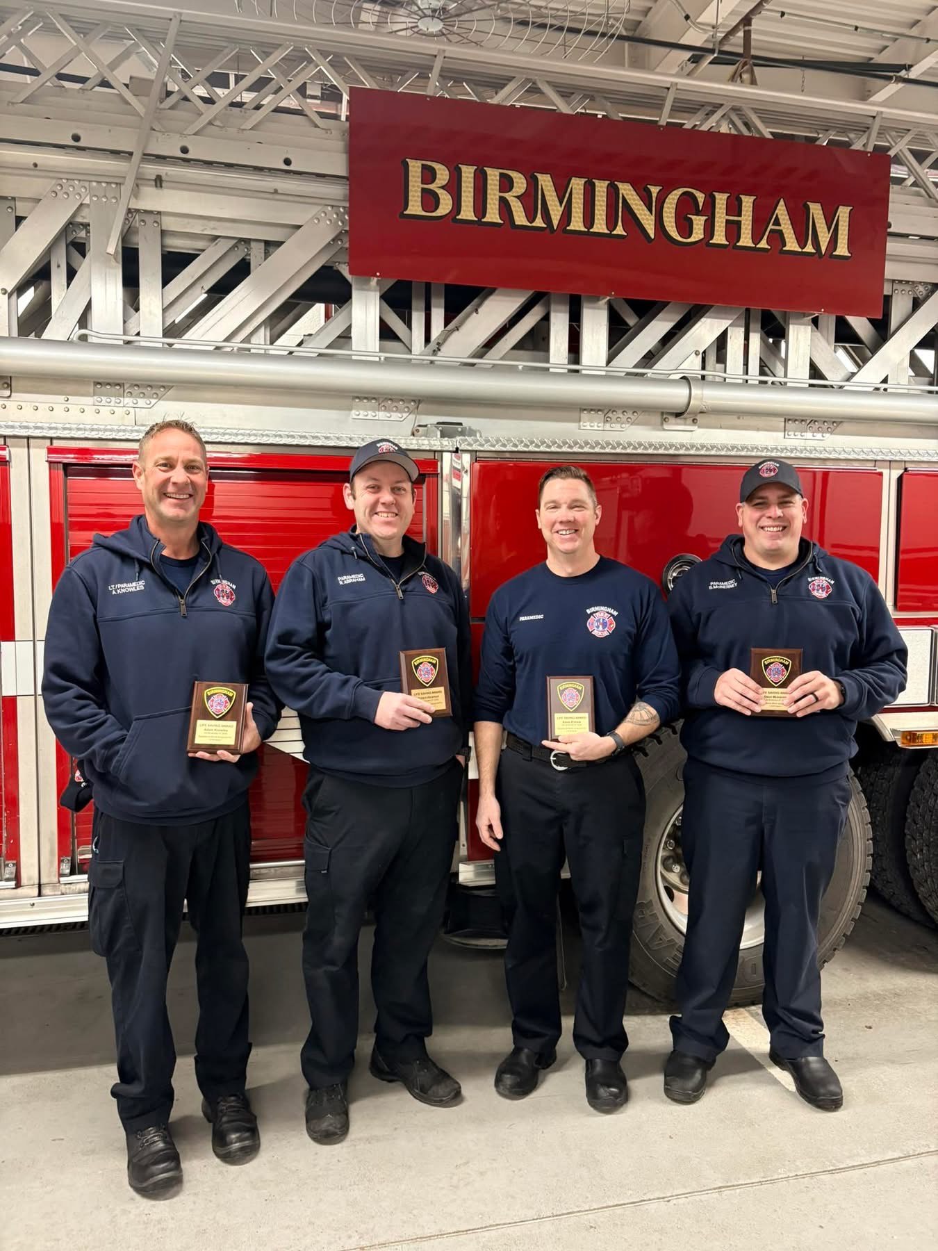 Honoring Lifesaving Firefighters and Paramedics