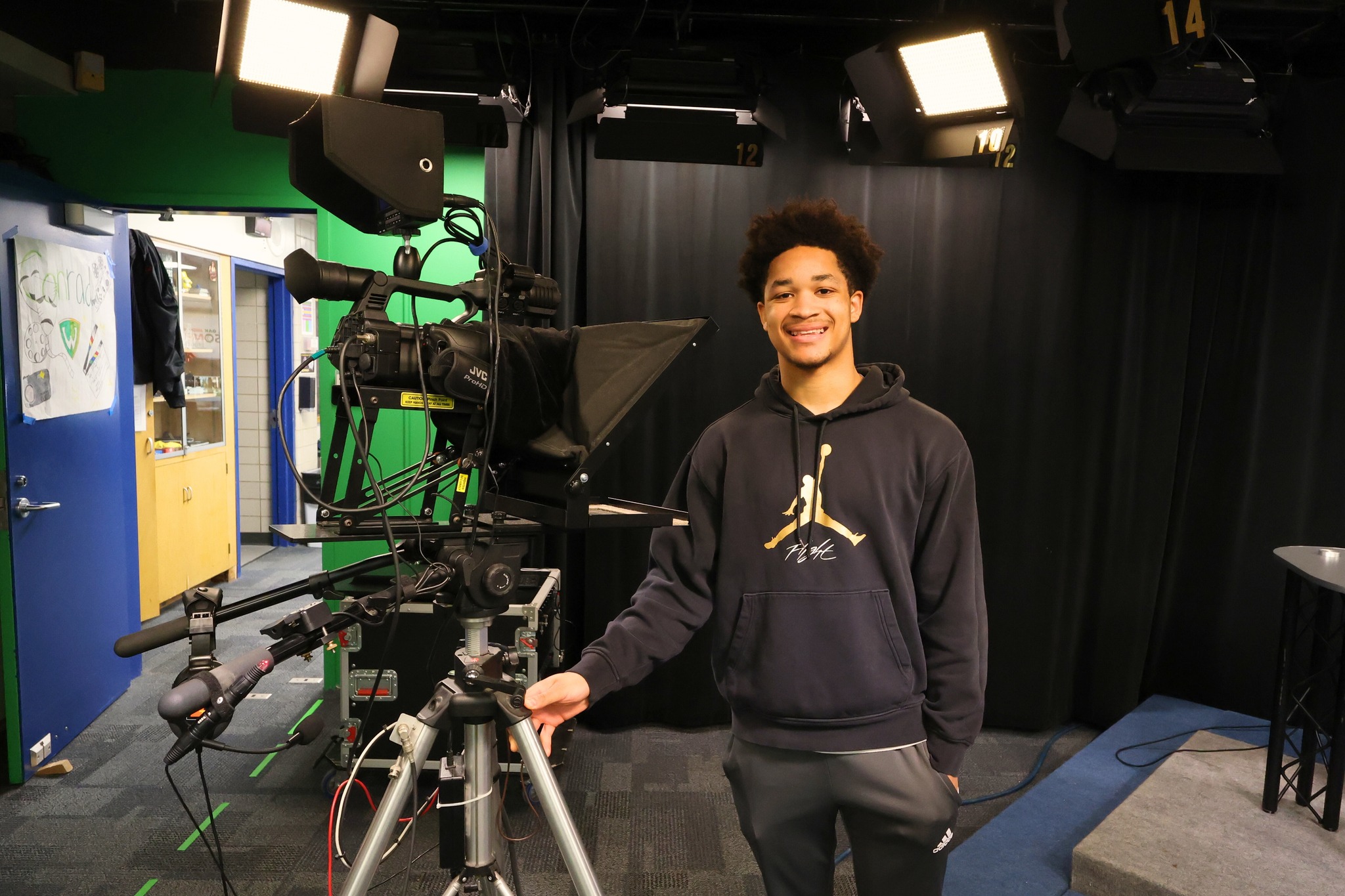 Royal Oak High School Senior Javien Johnson, who has earned an Honorable Mention in the national C‑SPAN StudentCam documentary competition